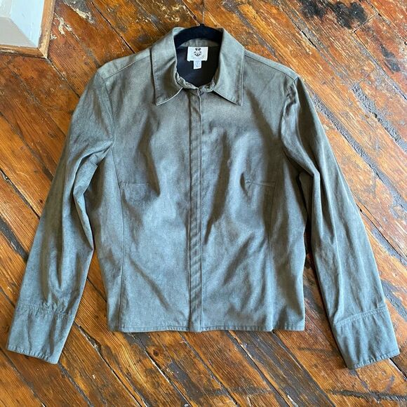 Renfrew Olive Green Full-Zip Up Vintage Jacket, Size Large - Picture 1 of 8